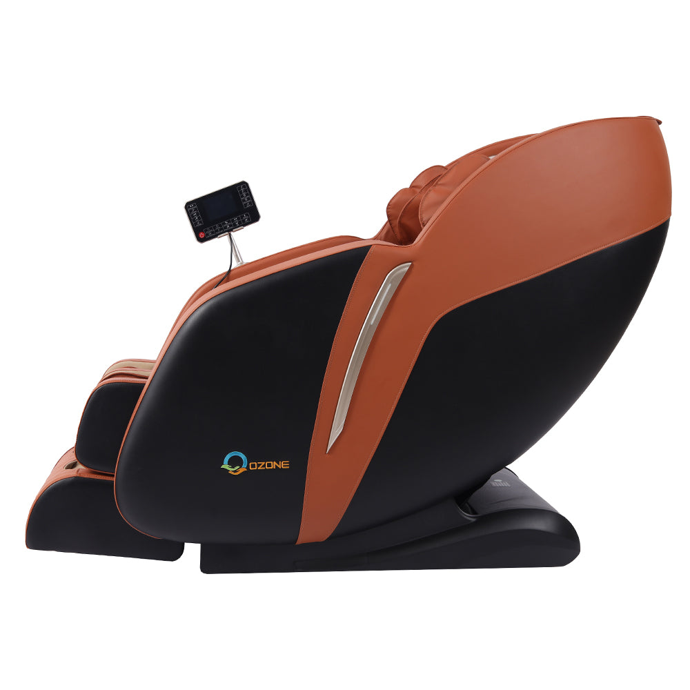 OZONE 4D Zeus Full Body Massage Chair OZ-6 (Brown-Orange)