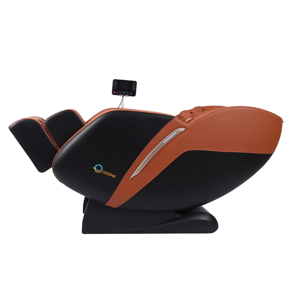 OZONE 4D Zeus Full Body Massage Chair OZ-6 (Brown-Orange)