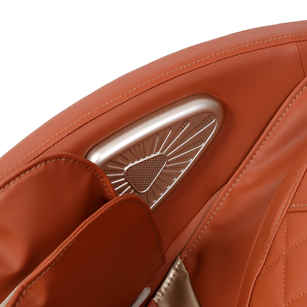 OZONE 4D Zeus Full Body Massage Chair OZ-6 (Brown-Orange)