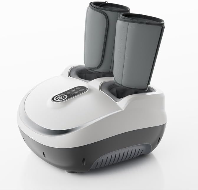 Ozone 2 in 1 Foot and Leg Massager (White)