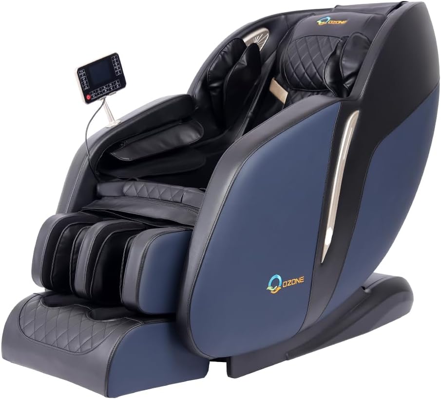 OZONE 4D Zeus Full Body Massage Chair OZ-6 (Black-Blue)