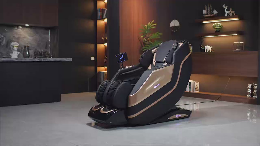 OZONE Royal Vintage Massage Chair OZ-7 (Gold-Black)