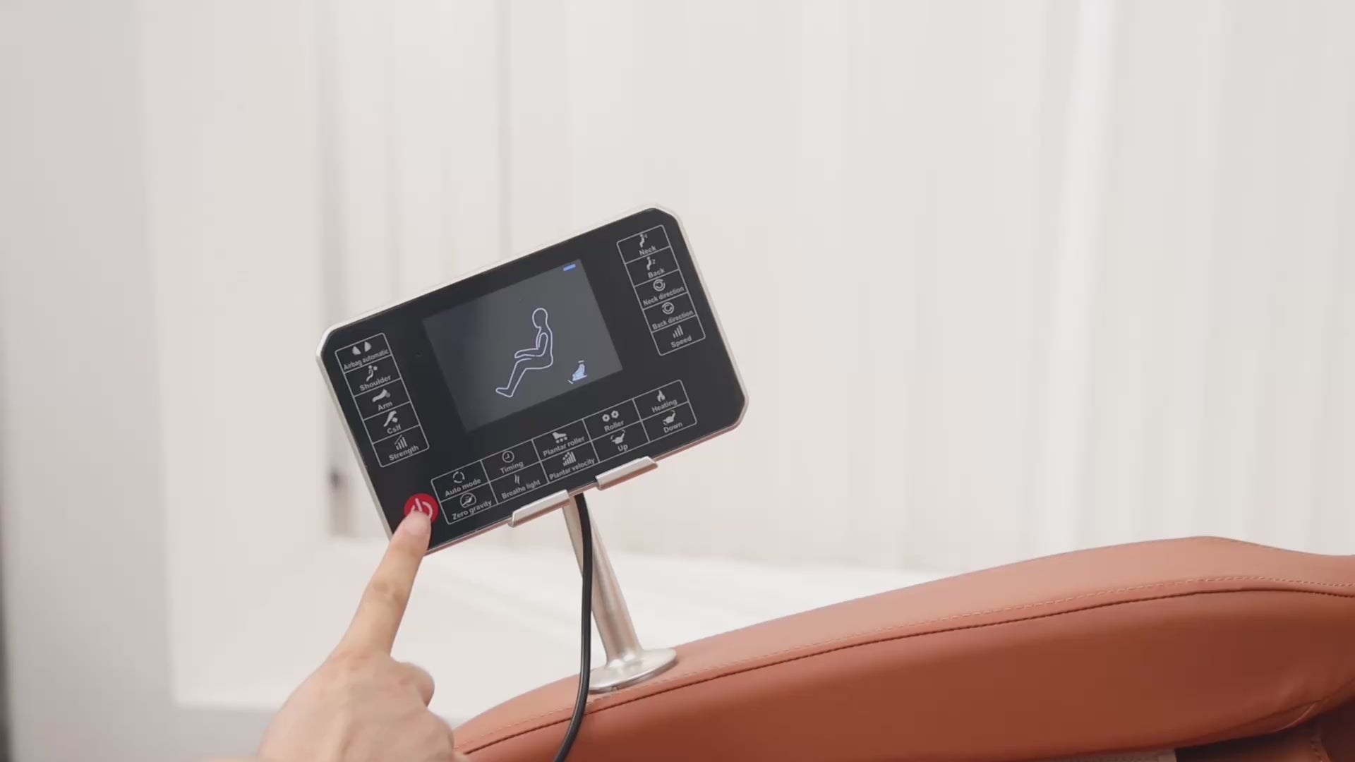 OZONE 4D Zeus Full Body Massage Chair OZ-6 (Brown-Orange)